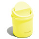 Muitomas DESKBINYL cubo de basura Alrededor Amarillo